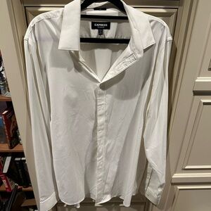 Express Performance Men's White Shirt L